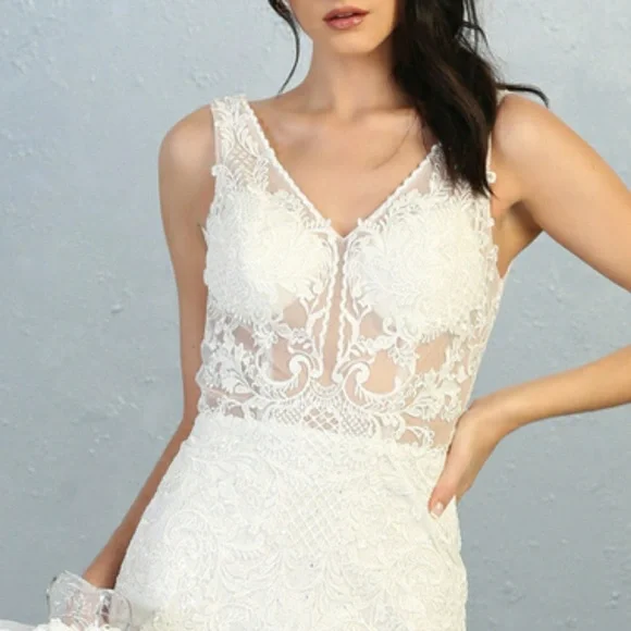 COPY - New mermaid formal wedding dress bridal gown - Picture 2 of 8